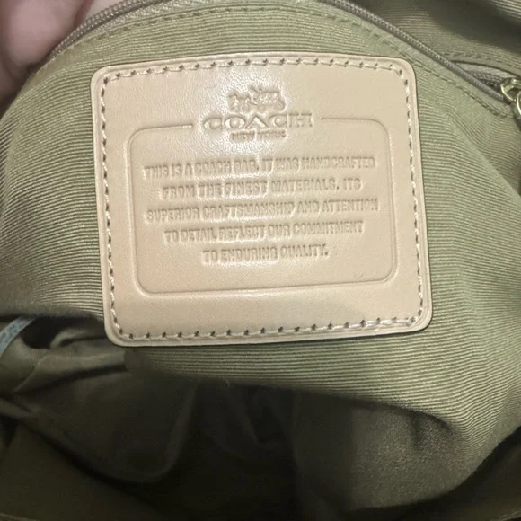 Coach Payton Dome Brown and Tan Signature Satchel - Picture 6 of 9